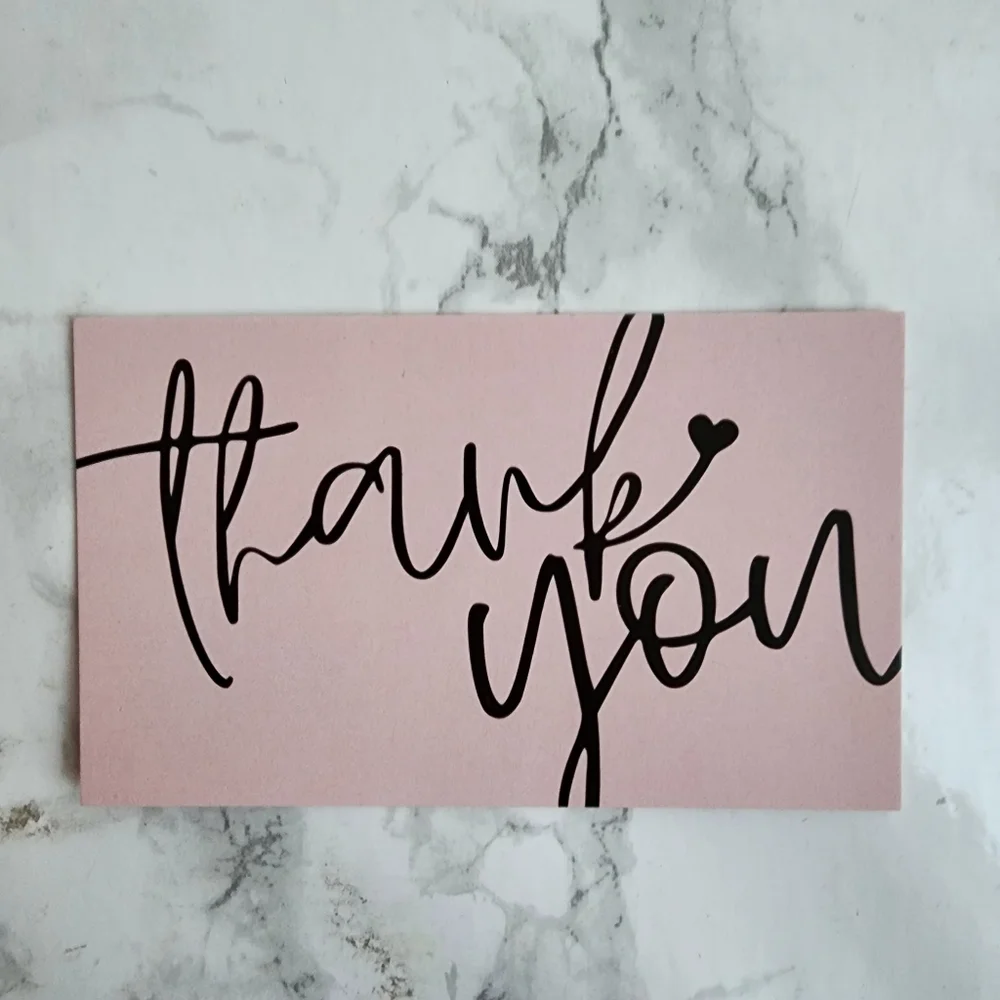 60 Thank you cards